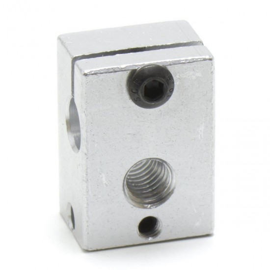 Bloque calefactor v6 para termistor PT100 3mm - Rosca M6 - Compatible con v5 y v6