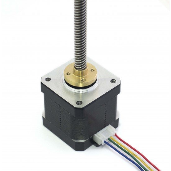 Nema17 - 17HS4401s - Tr8x8-350MM - Stepper Motor with trapezoidal spindle