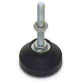 Adjustable Foot Base with non-slip rubber - D50 M8 50