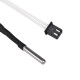 Thermistor 100K ohm NTC 3950 encapsulated 3mm - wired - Max 350ºC - XH connector