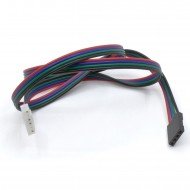 Cable for Nema 17 stepper motor - 4 pins - Connector DuPont - 0.5 meters