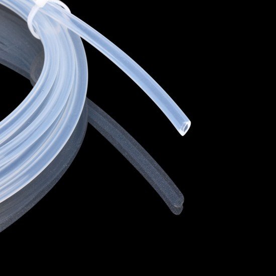 Translucent teflon tube (PTFE) for 1.75mm filament IØ 2MM / OØ 4MM - 10cm