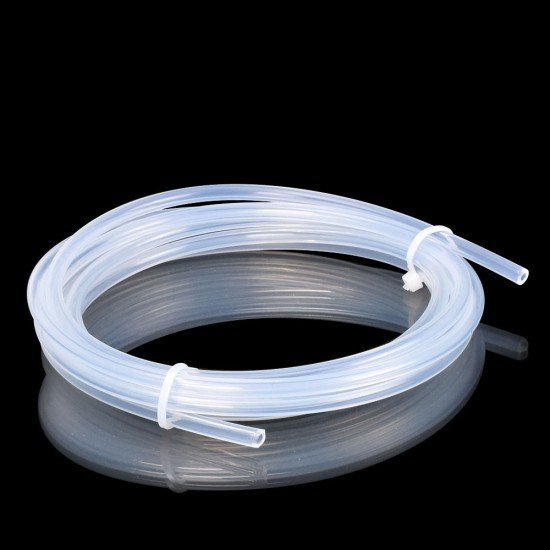 Tubo de teflón (PTFE) translúcido para filamento 1.75mm IØ 2MM / OØ 4MM - 10cm