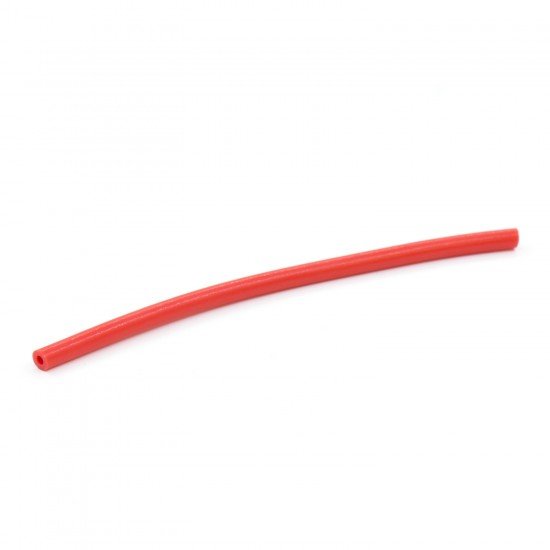 Tubo de teflón (PTFE) rojo para filamento 1.75mm IØ 1.9MM / OØ 4MM - 10cm