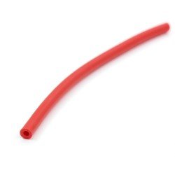 Tubo de teflón (PTFE) rojo para filamento 1.75mm IØ 1.9MM / OØ 4MM - 10cm