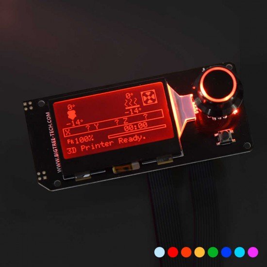 Pantalla Gráfica - Mini 12864 LCD Full Graphic Smart Controller - BTT