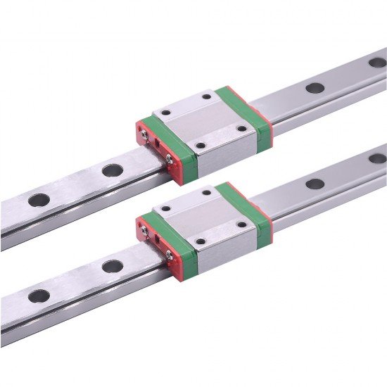 ReliaBot 400mm MGN15 Linear Rail Guide with MGN15H Carriage Block for 3D Printer and CNC Machine 