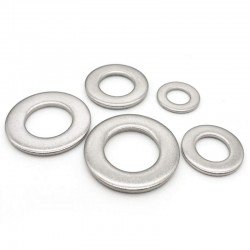 Washer DIN-125-1 a flat, Zinc plated steel