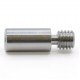Throat v6 Titanium with polished interior mirror effect - for Hotend Dual Thread M6 Smooth diameter 7mm - v6 compatible - All metal