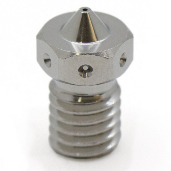 Nozzle - Boquilla de cobre plateado para filamento 1.75mm - 0.4mm