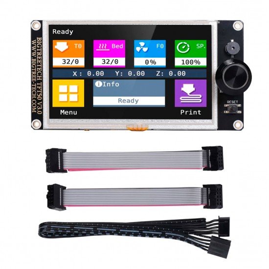 TFT50 V3.0 Touch screen with dual function compatible with graphic LCD 12864 and touch menu - Wifi compatible