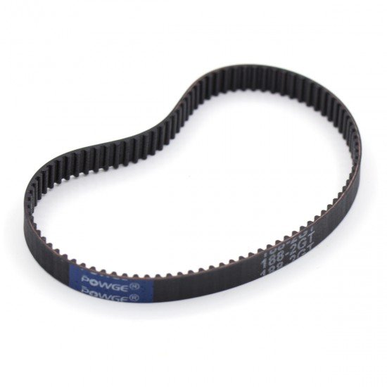 GT2 POWGE Closed Timing Belt 188-2GT - Belt Width 6mm - reinforced with fiberglass - high quality and precision