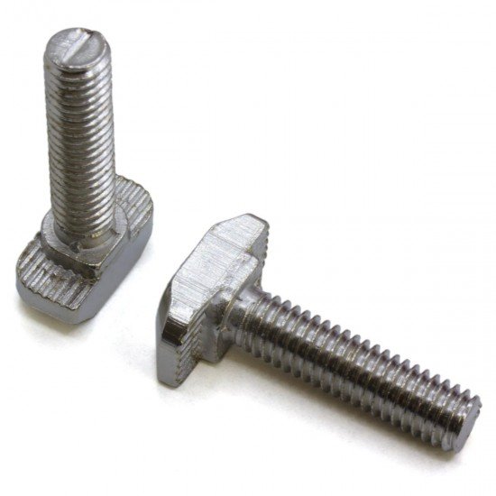 T bolt or with hammer head bolt - M6x25 - for aluminum profile of 30 cm