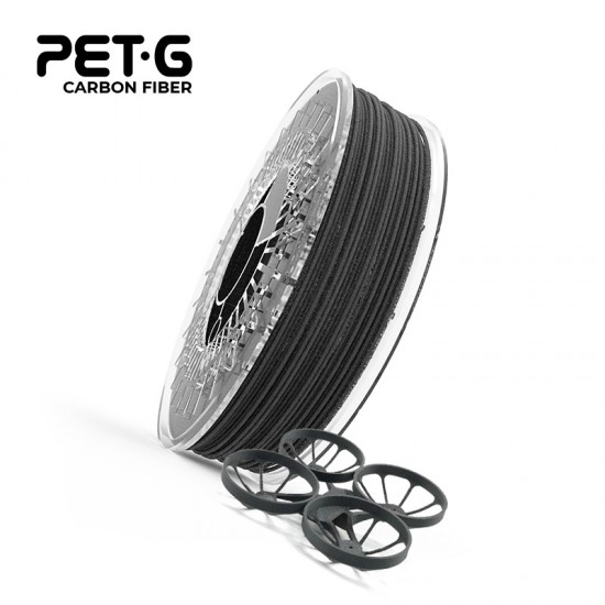 PETG CF Filament - PET-G reinforced with carbon fiber - 1.75mm - Recreus - 700gr