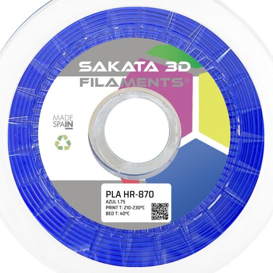 Filamento HR-PLA INGEO 3D870 - Alta Resistencia - 1.75mm - Sakata 3D