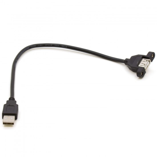 Cable extensor USB 2.0 - Macho Hembra - 30 cm