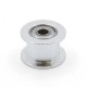 GT2 Pulley with Bearing - 16T no teeth - ID 3mm - For 6mm belt