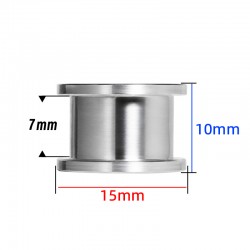 Mellow Smooth Idler Pulley for 6 mm Belts – Dual Bearings and Brass Core