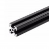 Aluminum profile 1515 - length 1 meter - black colour