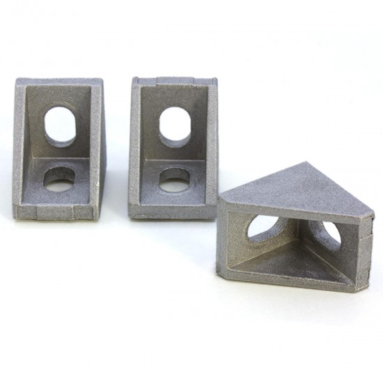 Square connector for aluminum profiles 2020/2028