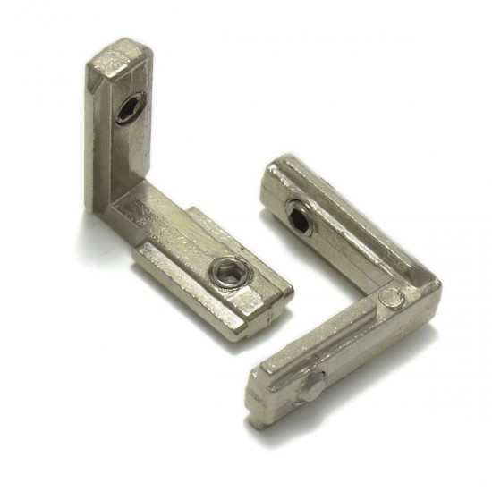 Inner L shaped connector  for aluminum profiles 2020