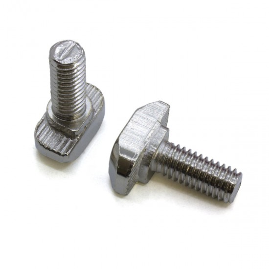 Tornillo con cabeza de martillo o cabeza en T - M6x16 - T bolt - para perfil de aluminio de 30 mm