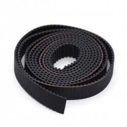Correa dentada GT2 POWGE de 10 mm reforzada con fibra de vidrio, 1 m