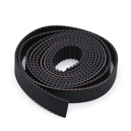 GT2 POWGE Timing Belt 2GT - Belt Width 9mm - reinforced with fiberglass - high quality and precision - 1m