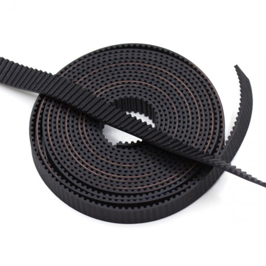 GT2 POWGE Timing Belt 2GT - Belt Width 9mm - reinforced with fiberglass - high quality and precision - 1m