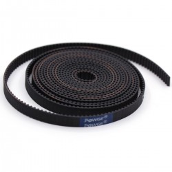 Correa dentada GT2 POWGE de 6 mm reforzada con fibra de vidrio, 1 m