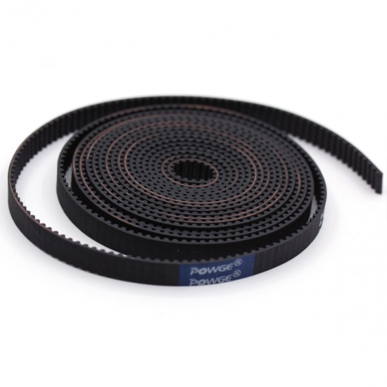 GT2 POWGE Timing Belt 2GT - Belt Width 6mm - reinforced with fiberglass - high quality and precision - 1m