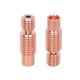 Throat v6 Bimetal Heatbreak High quality - Thread M6 M7 - Compatible with v6 - All metal