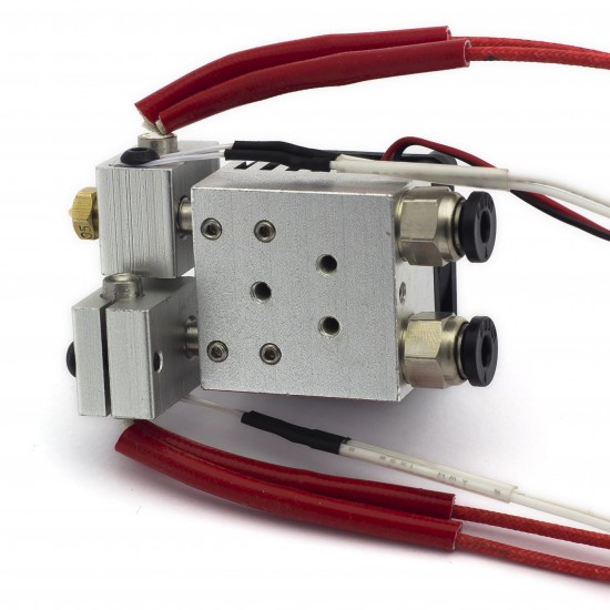 Hotend dual V6 - Estilo Chimera - filamento 1.75