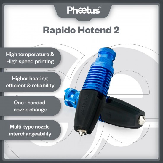 Hotend Phaetus Rapido 2 - UHF - Ultra alto flujo