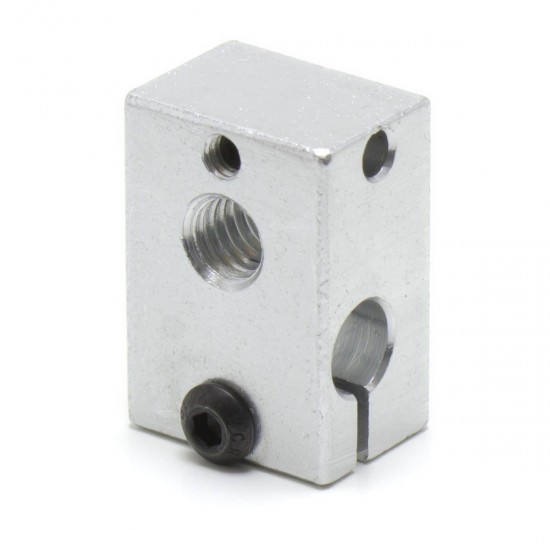 Heating block v6 for 3mm PT100 thermistor - M6 Thread - V5 and V6 compatible