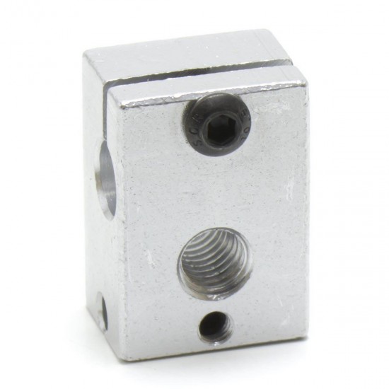 Heating block v6 for 3mm PT100 thermistor - M6 Thread - V5 and V6 compatible