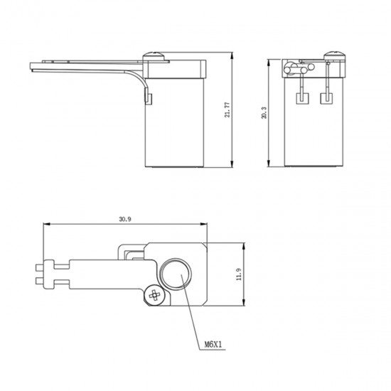 CHC PRO B2950 24V - Ceramic and copper plated heating block - CHC series - thermistor and resistor integrated for 24V