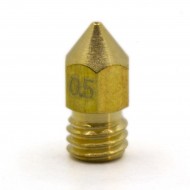 Boquilla MK8 de Brass M6 × 1 para filamento de 1,75 mm - 0,5 mm