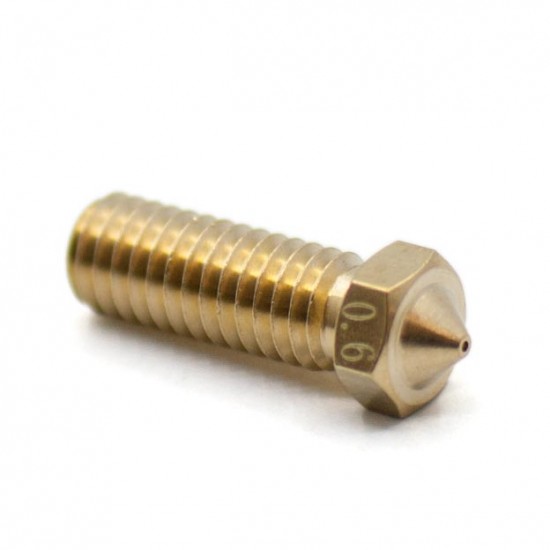 M6 threaded nozzle for Volcano hotend - 0.6mm