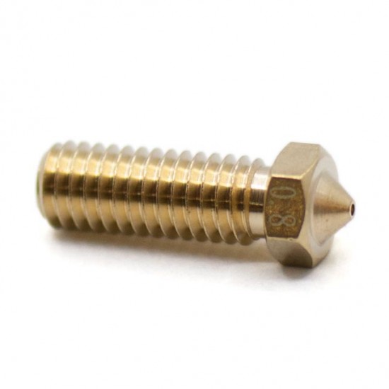 M6 threaded nozzle for Volcano hotend - 0.8mm