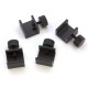 Black clip for glass printing surface for heated bed