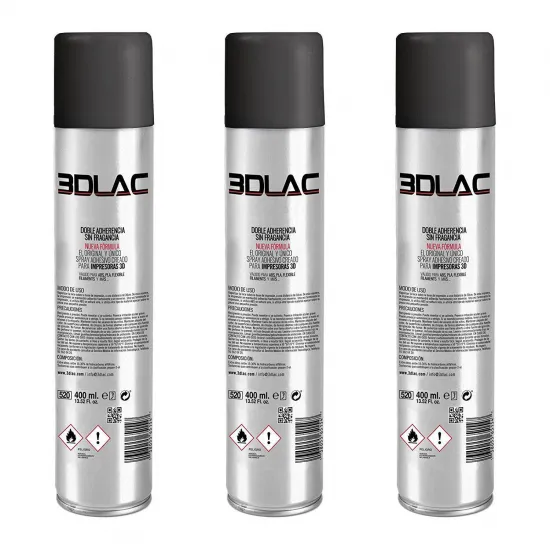 3DLAC 3D printing bed adhesive spray – 400ml