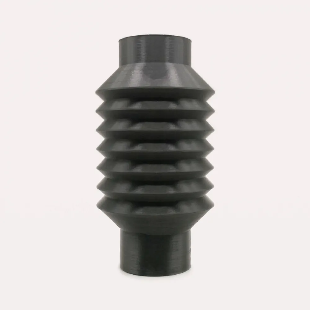 Fuelle flexible negro impreso con Recreus Filaflex SEBS