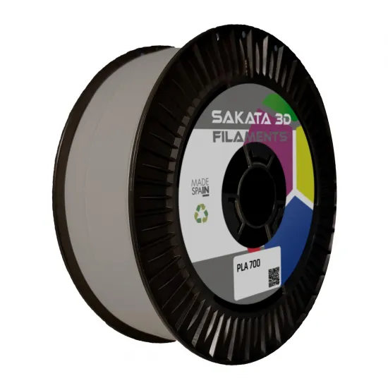 Filamento Sakata 3D PLA Ingeo 3D700 de baja contracción – 1,75 mm – 2,5 kg