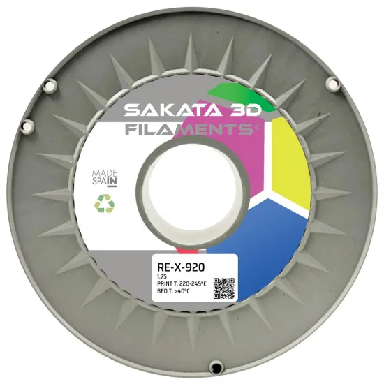 Filamento flexible reciclado Sakata 3D RE-FleX-920 - 1,75 mm, 1 kg