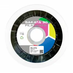 Filamento Sakata 3D PA-CF15 Nylon con 15 % de fibra de carbono — 1,75 mm, 850 g