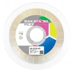 Filamento Sakata 3D PA-GF20-FR Nylon GF20 Natural — 1,75 mm, 850 g