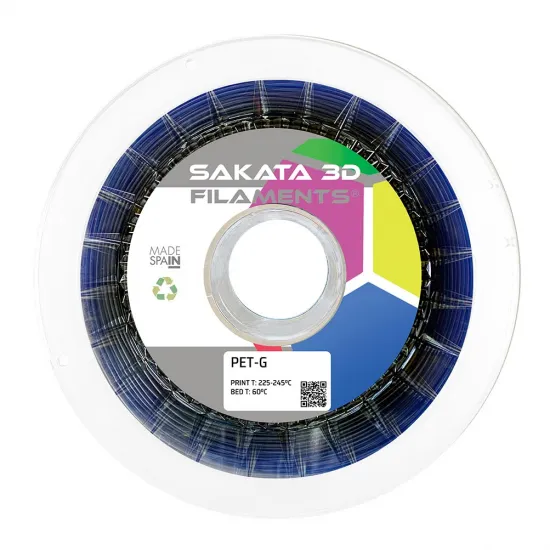 Filamento PET-G Sakata 3D Transición 1,75 mm - 1 kg, color aleatorio