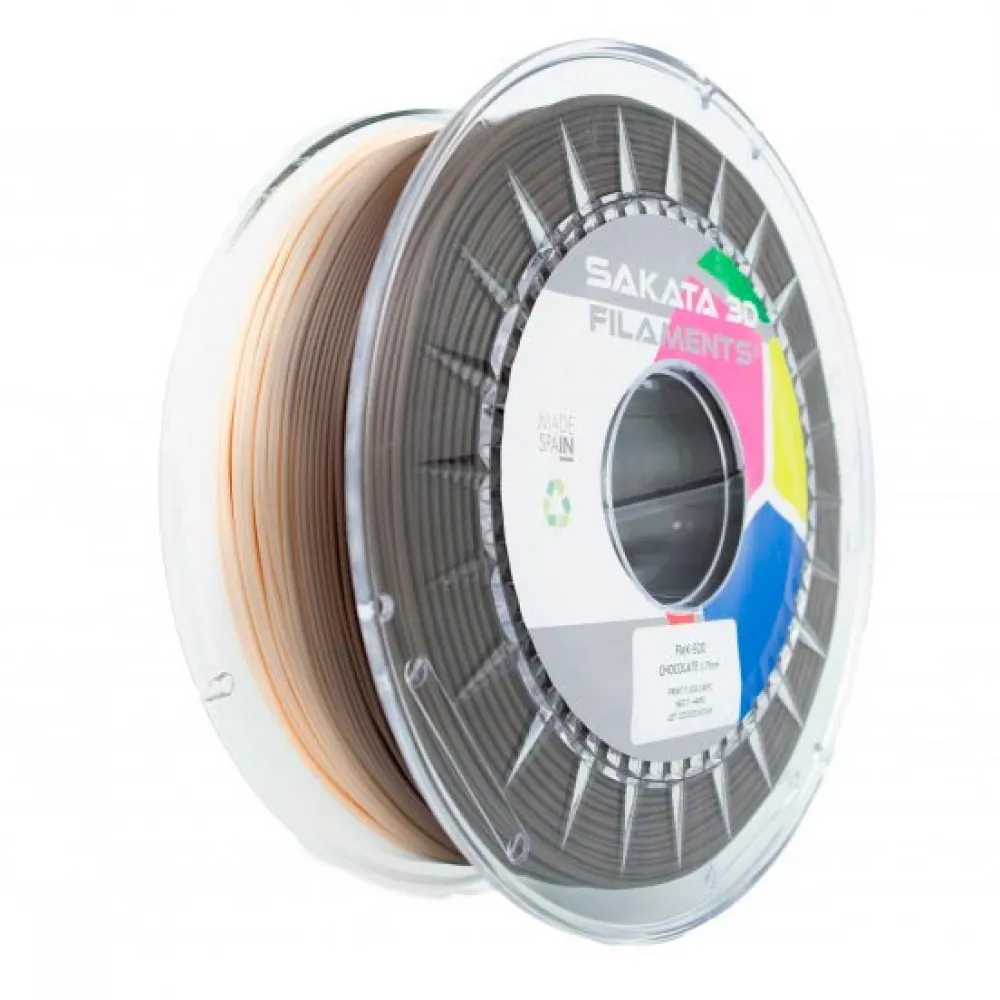 Ejemplo de bobina Sakata 3D FleX-920 de transición con color aleatorio