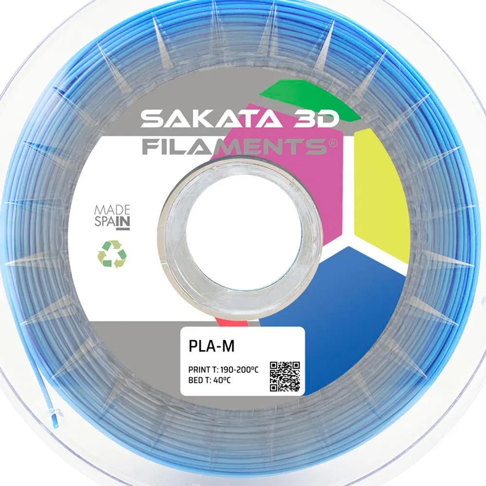 Sample 1 kg spool of Sakata 3D PLA-M matte transition filament in 1.75 mm